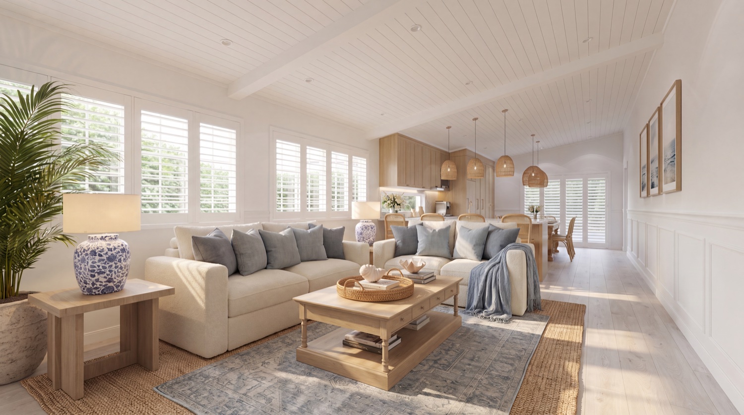 Coastal Luxe interior