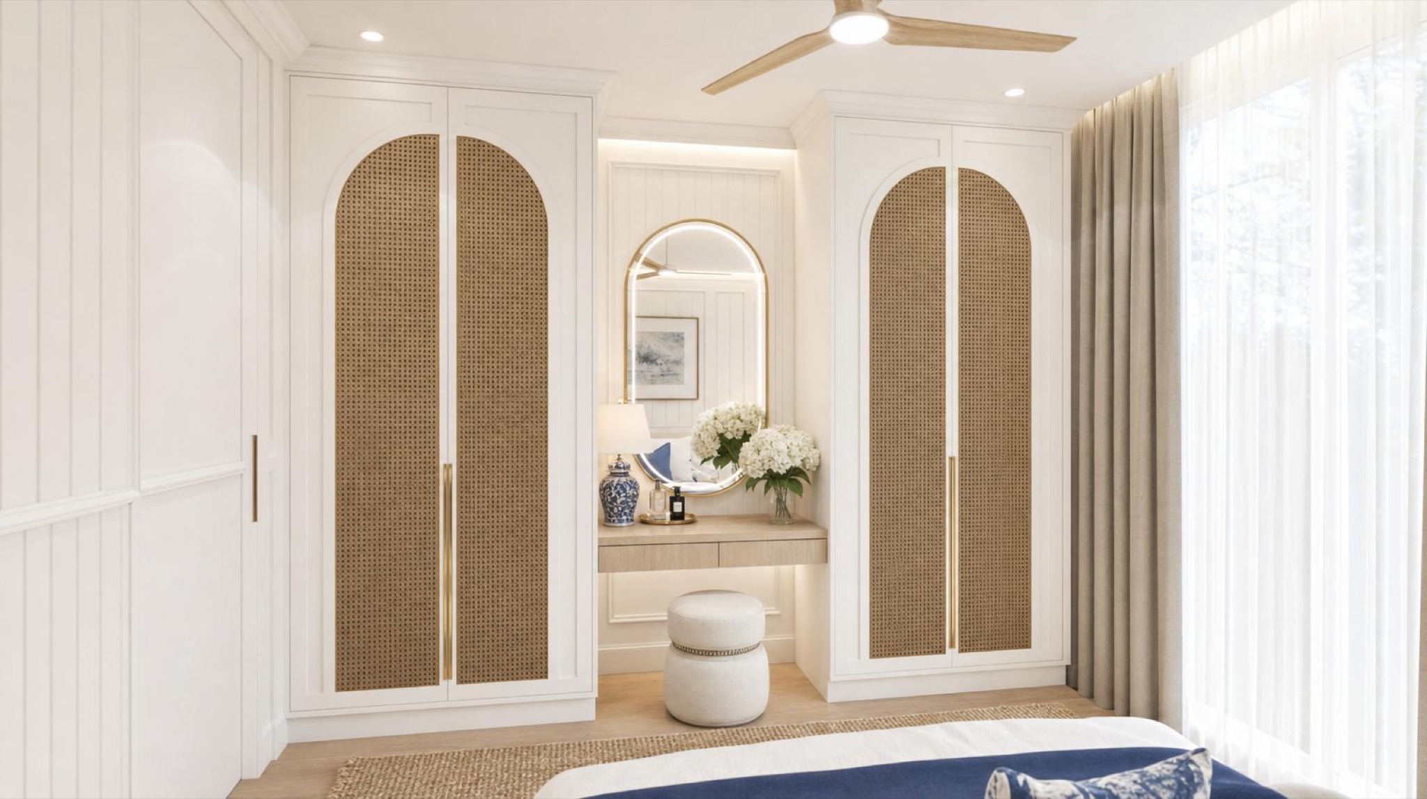 NOMI Kin Hamptons Dressing wall