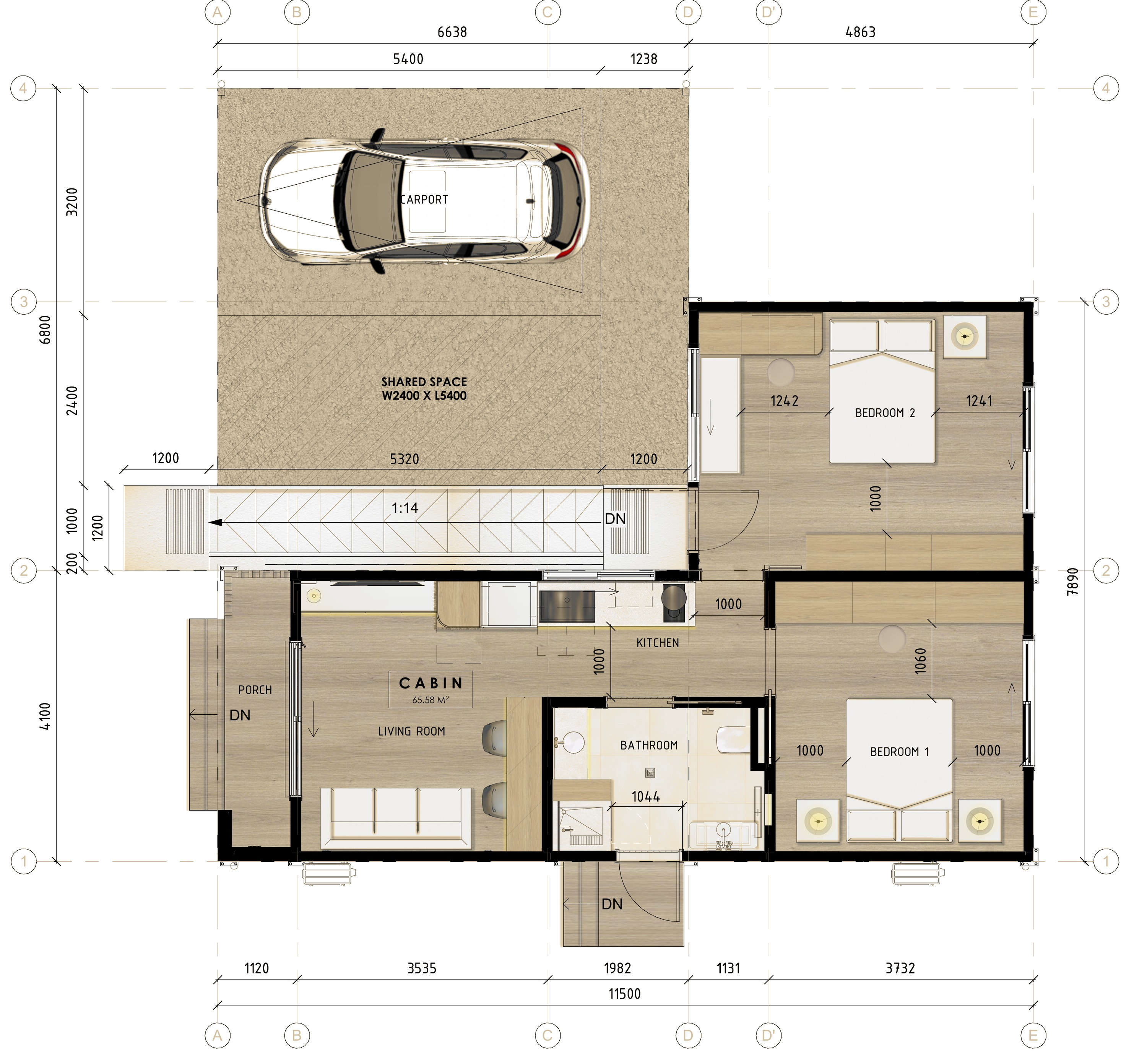 NOMI Kin XL floor plan
