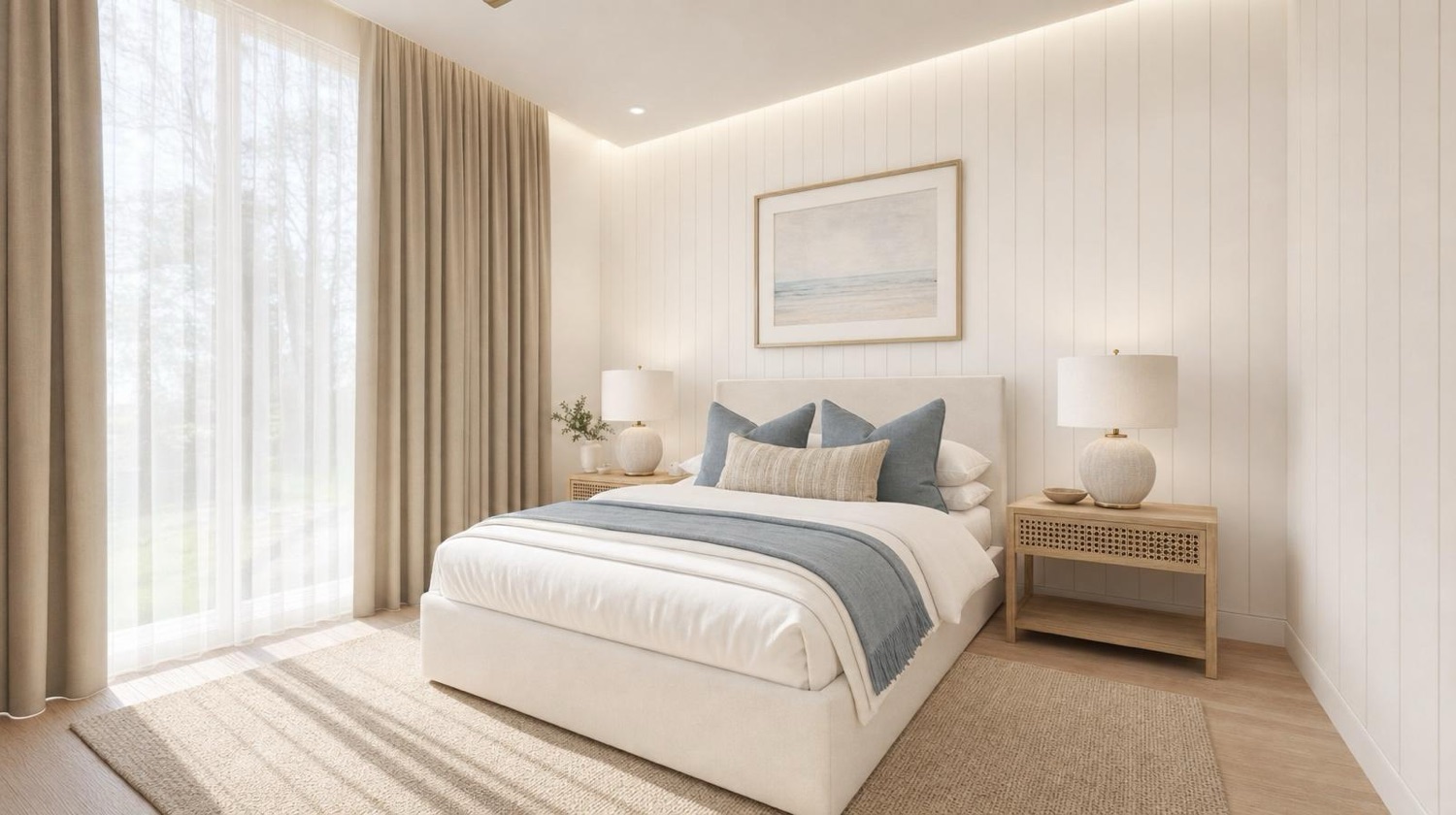 NOMI Coastal Luxe Bedroom