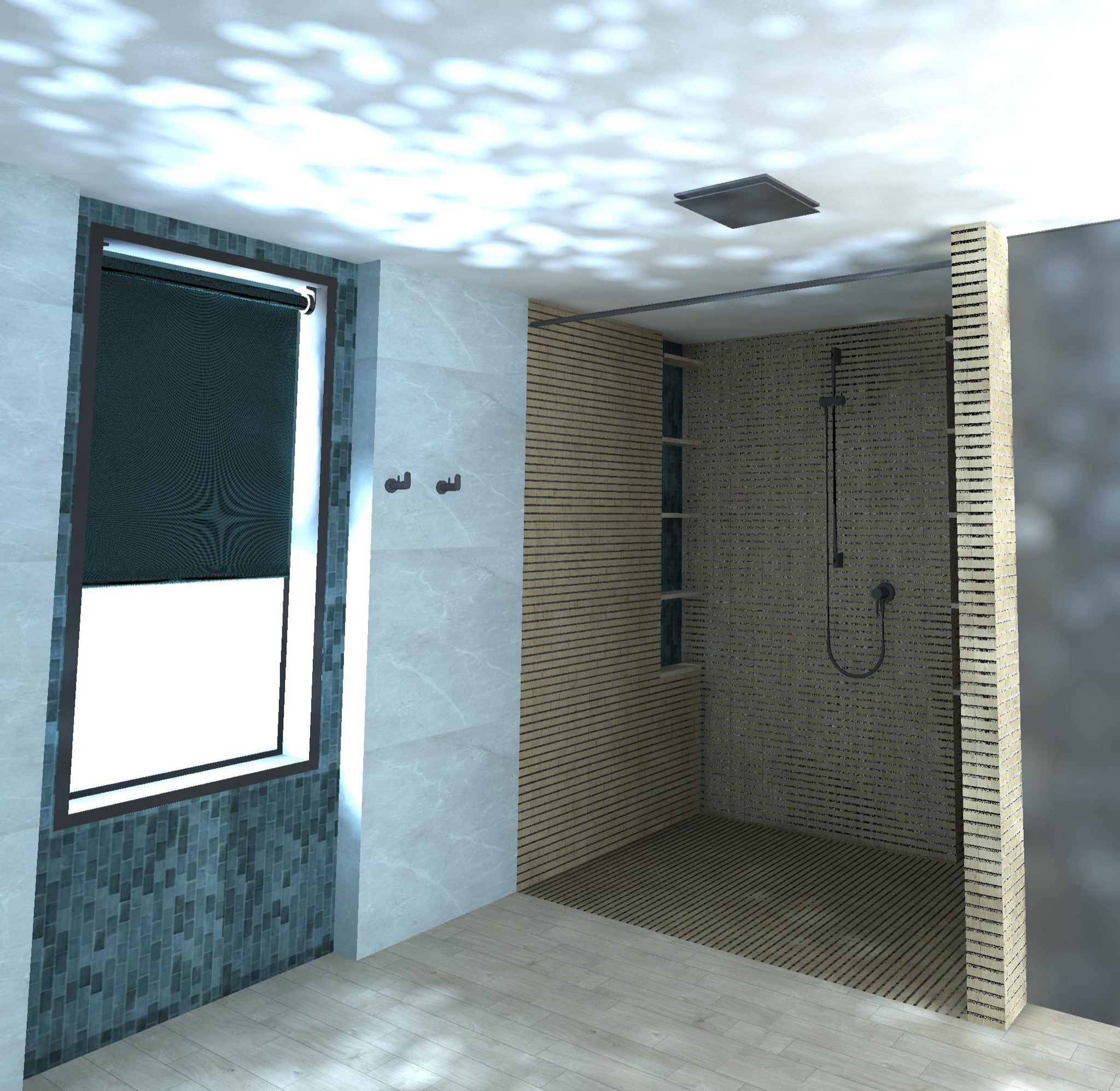 Vivid SDA Bathroom two — roll-in shower