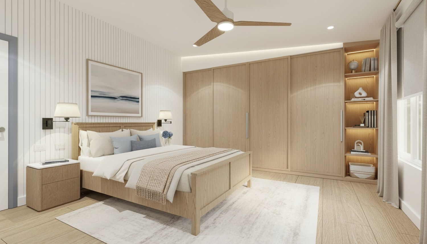 VIVID Coastal Luxe accessible bedroom