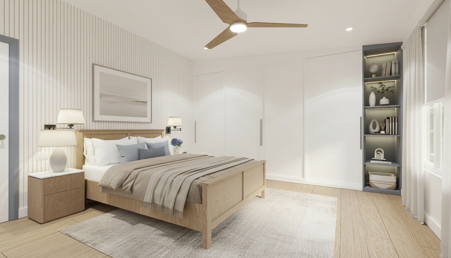 VIVID Elegant Minimalist accessible bedroom