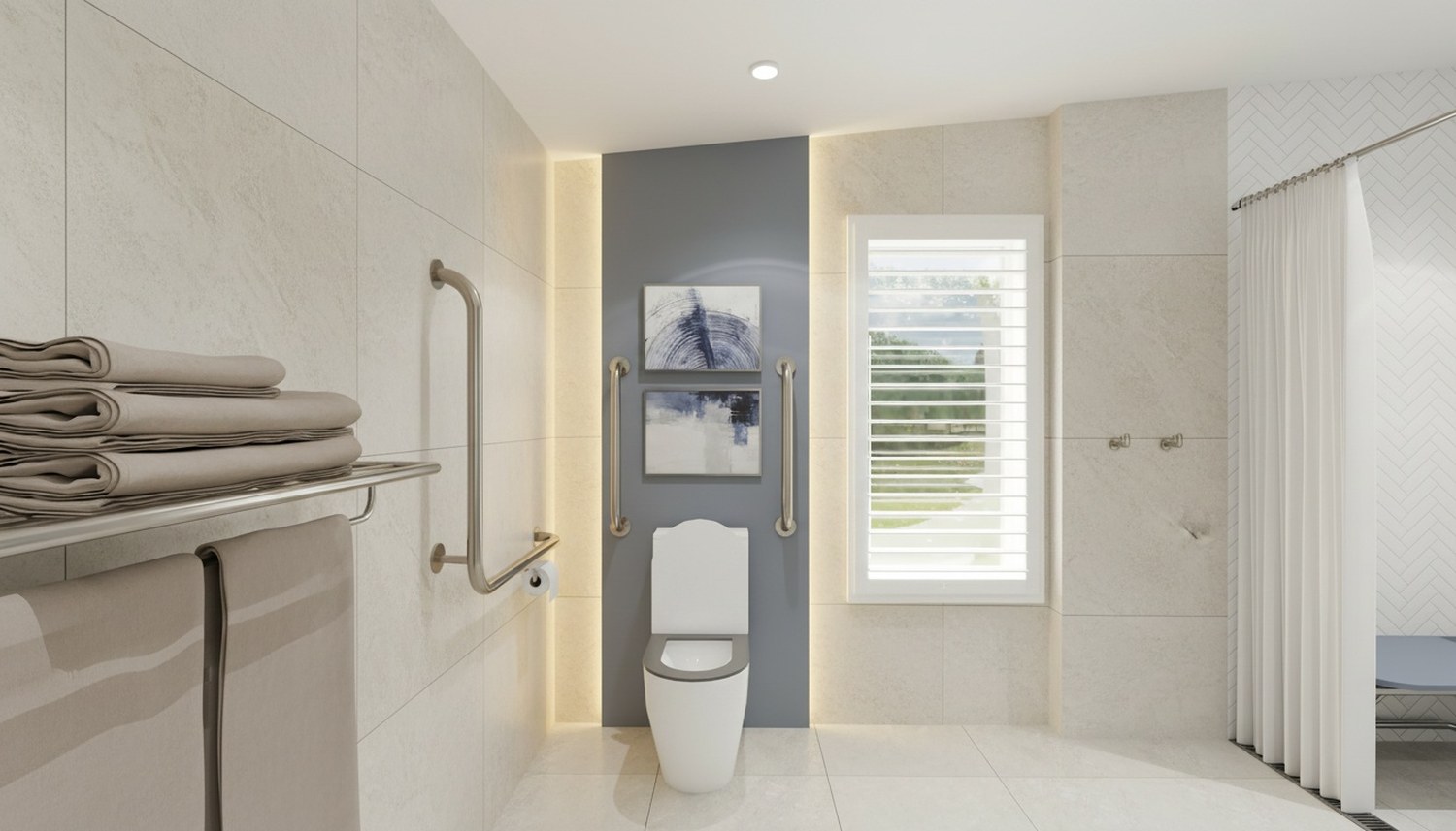 VIVID Fully Accessible bathroom