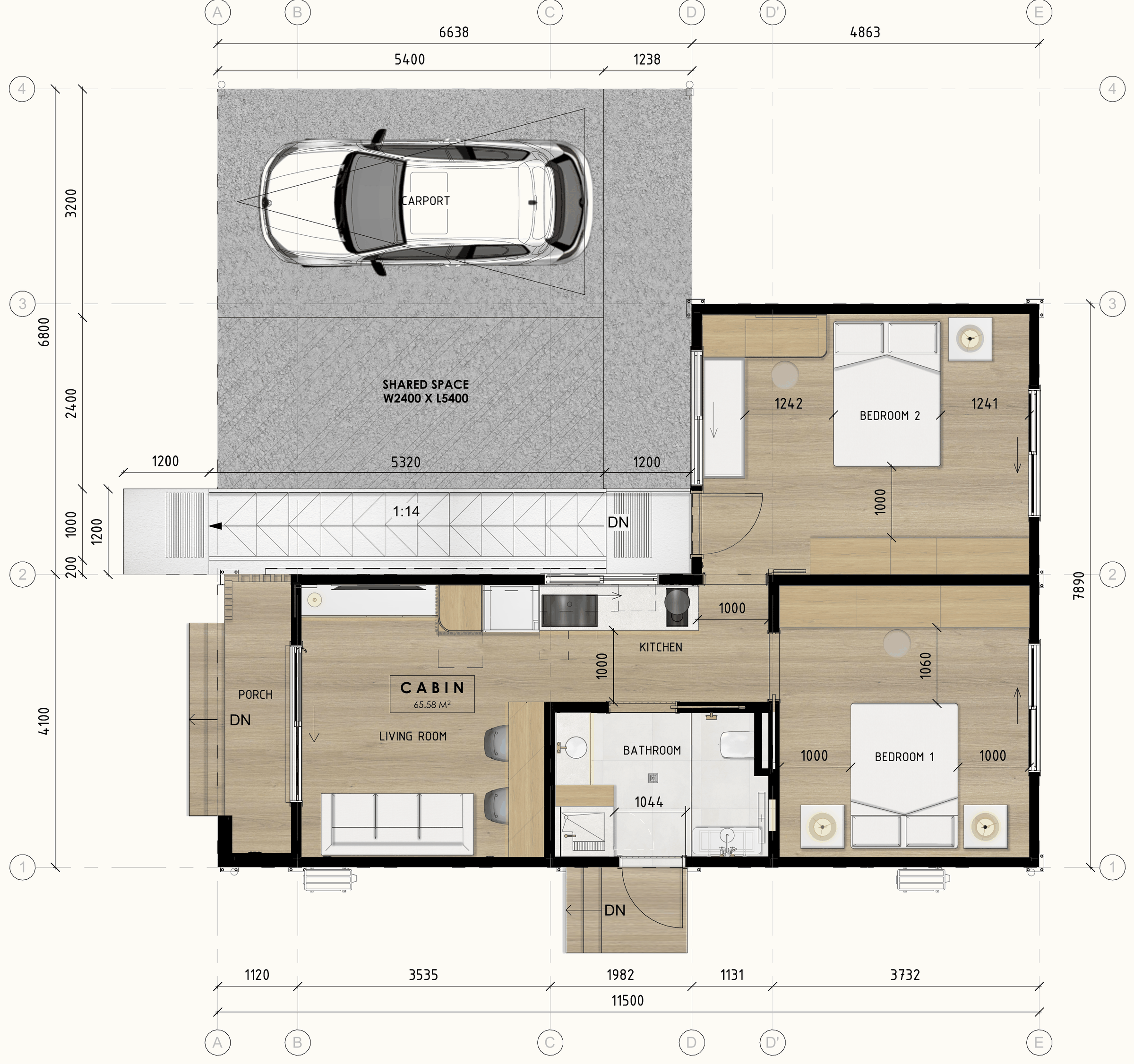 NOMI KIN XL floor plan